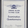 1934 Flight Lesson  Final Examination Folder